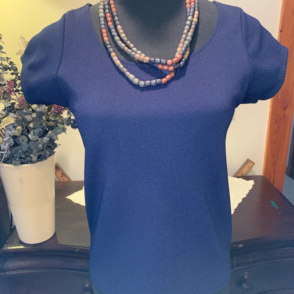 Navy t-shirt top